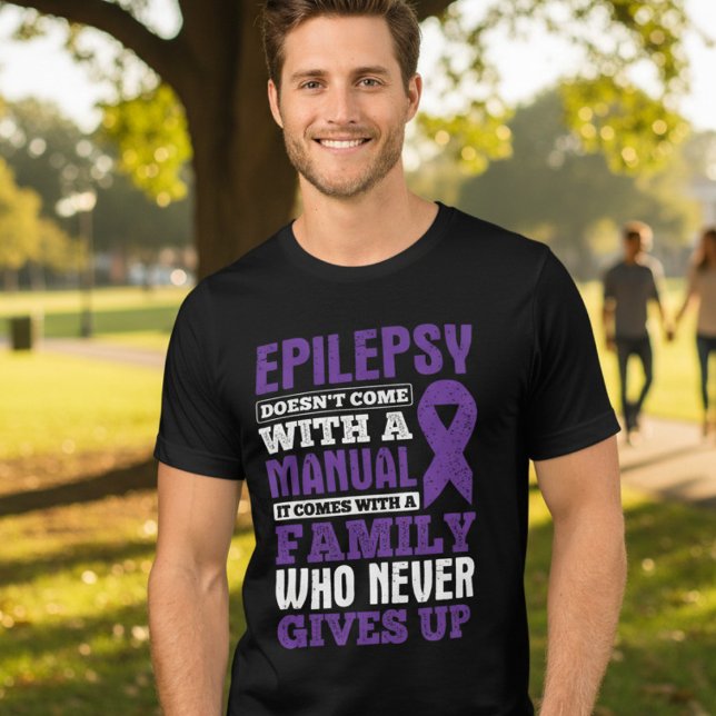 Laço Roxo de Apoio à Família com Epilepsia (Criador carregado)