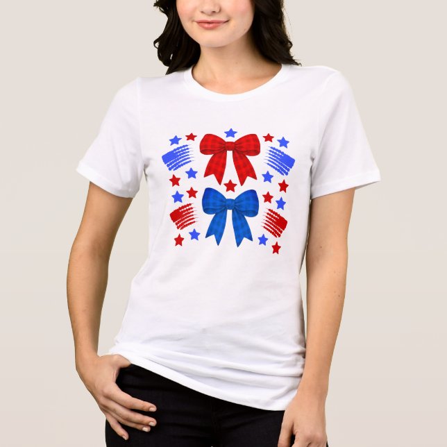 Laco Xadrez Vermelho Branco e Azul (Frente)