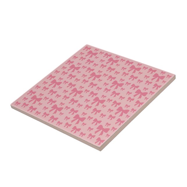 Laços Rosa de Tulipa da Moda em Rosa Boho Chic (Lateral)