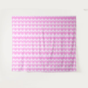 Laços Rosa Extra Grande Tapeçaria 223 cm x 264 cm