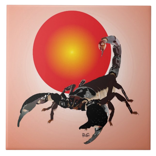 Lacrau cerâmica lajota de fotografia (Frente)