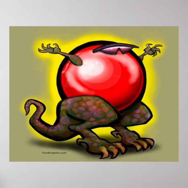 Lacrosse a Saurus Rex Poster (Frente)