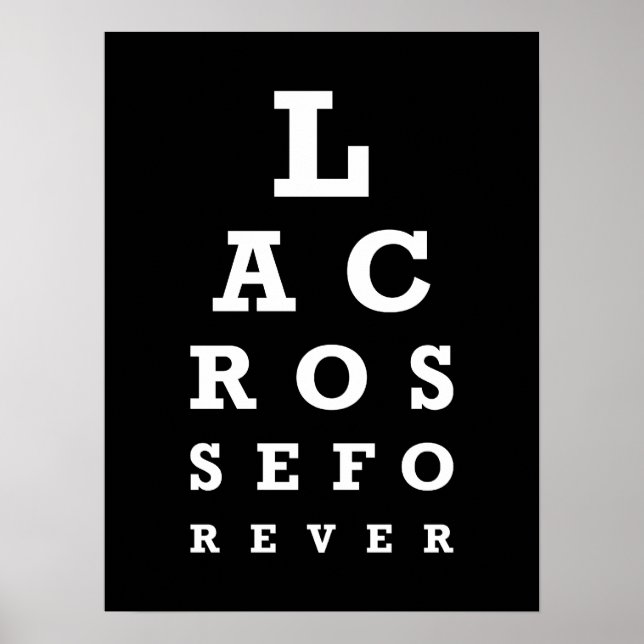 Lacrosse Forever Poster (Frente)