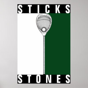 Lacrosse Goalie Poster