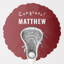 Lacrosse Maroon Pargrats Balloon