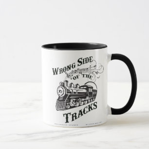 Lado errado da caneca das trilhas