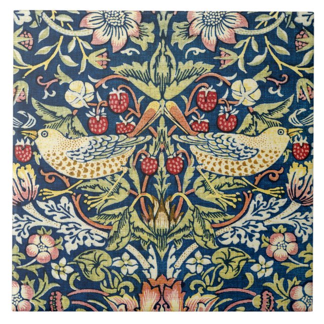 Ladrão de Morango Morris Amarelo Marfim Azul Ardós (Frente)