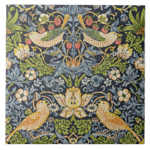 Ladrão de Morango Morris Azul Naval Arte Fina Vint