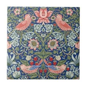Ladrão de Morango William Morris Azul Marinho Cora