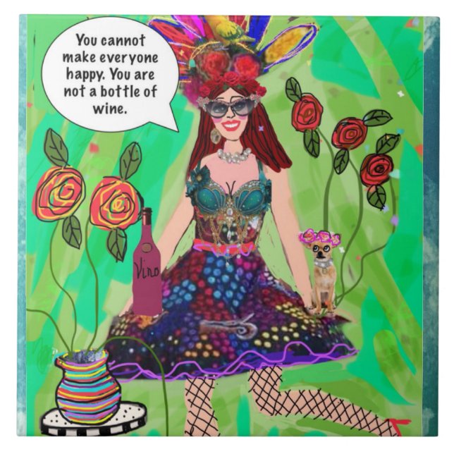 ladrilhos cerâmicos de azulejo-trivet-wall (Frente)