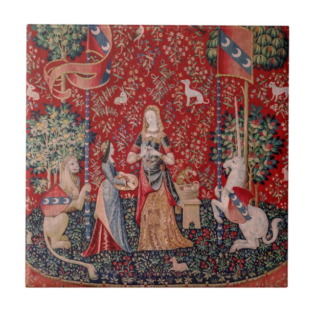 Lady and Unicorn Medieval Tapestry Smell (Frente)
