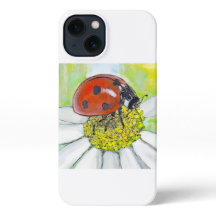 Lady Bug on A Daisy