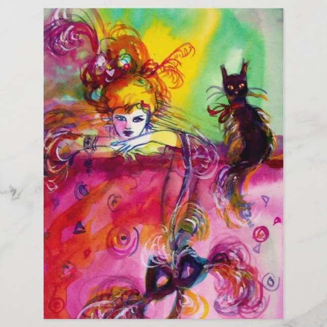 LADY COM GATO PRETO (Frente)