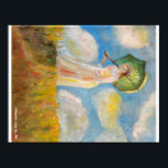 Lady Impressão do Monet<br><div class="desc">Impressão de uma pintura de óleo intitulada "Senhora de Monet".</div>