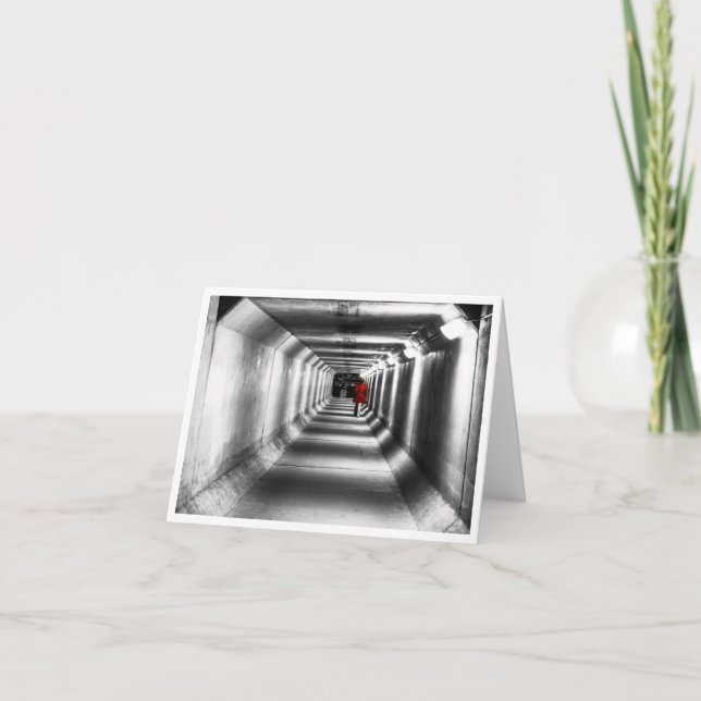 Lady in Red - Cartão Vazio (Frente)