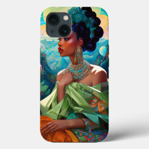 Lady In Surreal World African American Art