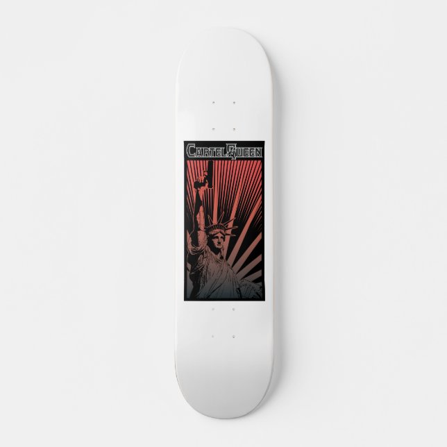 Lady Liberty segundo Emenda Skateboard (Frente)