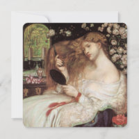 Lady Lilith, por Rossetti, Vintage Victorian Porta