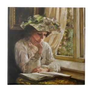 Lady Reading by Window