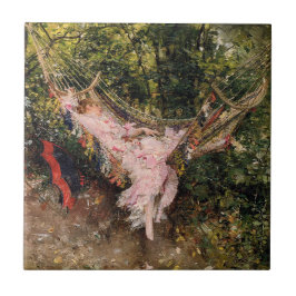 Lady Resting in a Hammock (por Giovanni Boldini)