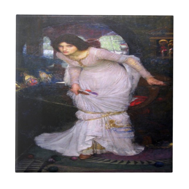 Lady Shalott Lancelot John Waterhouse (Frente)