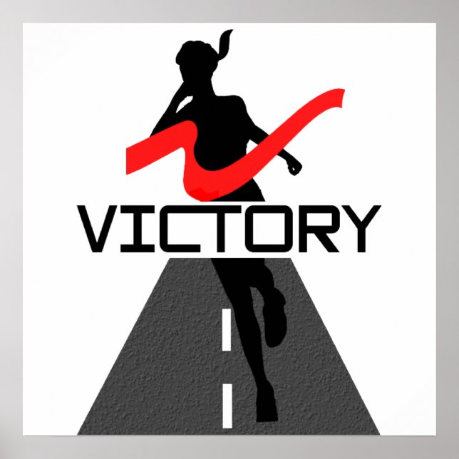 Lady Victory Runner Poster (Frente)