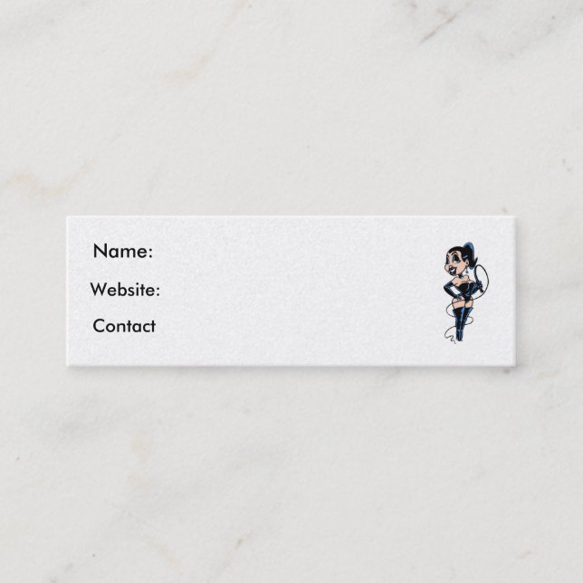 Lady Whip Cartão de visita (Frente)