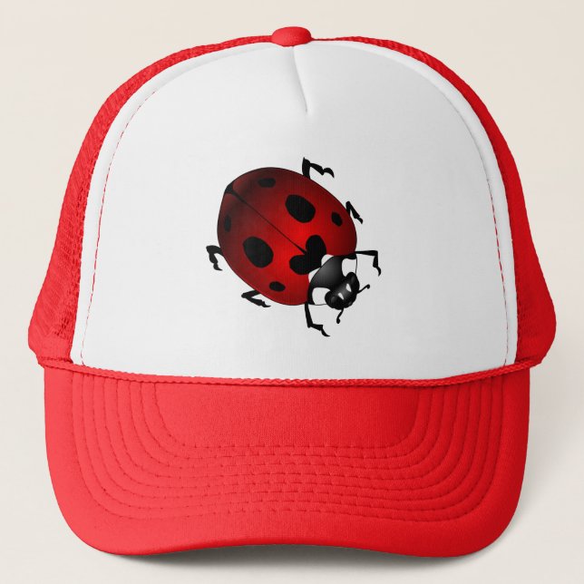 Ladybug Art Bonés Hats Ladybug Wildlife Art Hat (Frente)