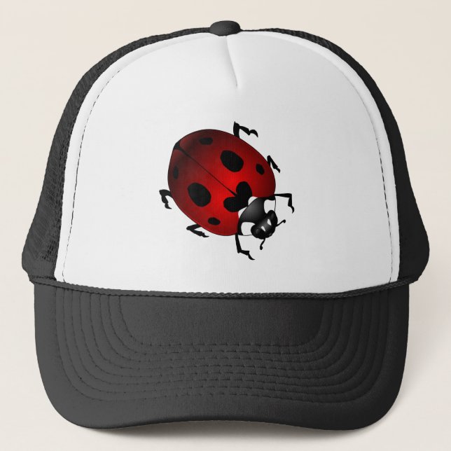 Ladybug Art Bonés Hats Ladybug Wildlife Art Hat (Frente)