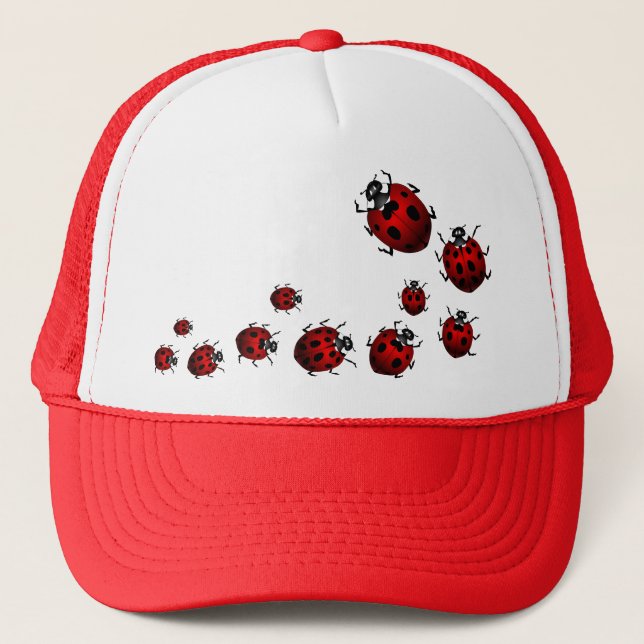 Ladybug Art Bonés Hats Ladybug Wildlife Art Hat (Frente)