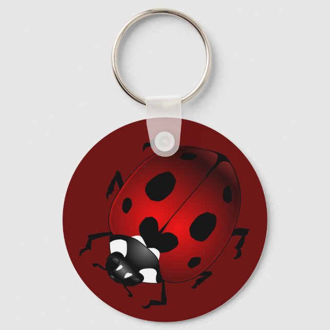 Ladybug Art Chaveiro Inseto Keepsasasasakeliggs Gi (Frente)