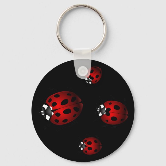 Ladybug Art Chaveiro Inseto Keepsasasasakeliggs Gi (Frente)