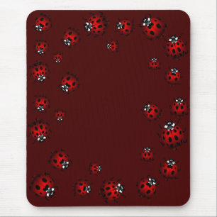 Ladybug Art Mousepad Inseto Keepsasasasakhodonts