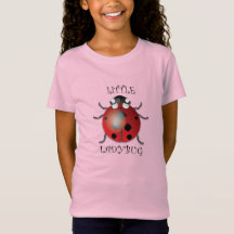 Ladybug - Camiseta de Nova Jersey para raparigas