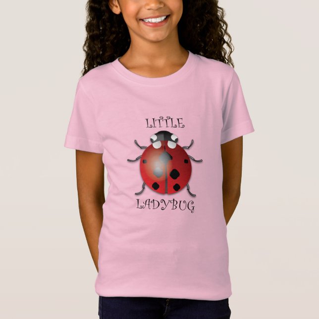 Ladybug - Camiseta de Nova Jersey para raparigas (Frente)