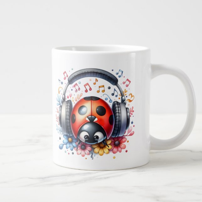 Ladybug - Caneca de café muito grande (Direita)