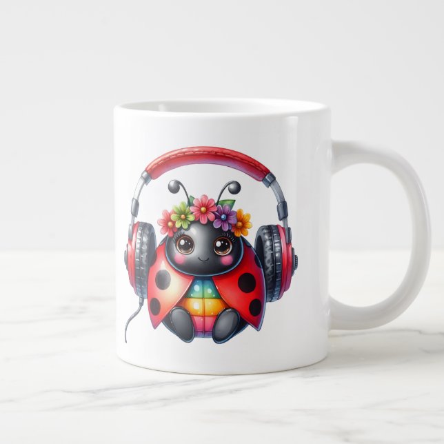Ladybug - Caneca de café muito grande (Direita)