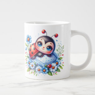 Ladybug - Caneca de café muito grande