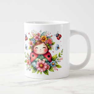 Ladybug - Caneca de café muito grande