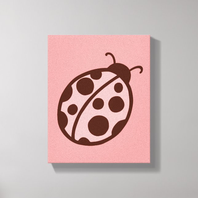 Ladybug Canvas Art (Frente)