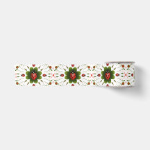 Ladybug Christmas Satin Ribbon