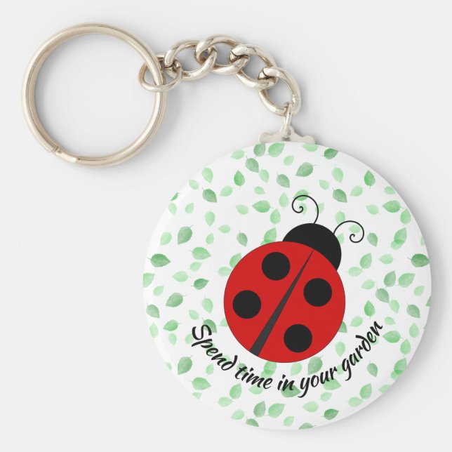 LadyBug e deixa Design Chaveiro (Frente)
