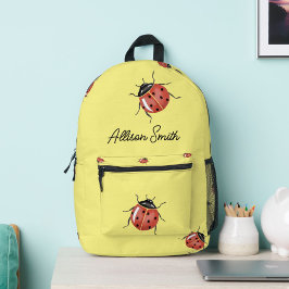 Ladybug em amarelo personalizado
