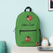 Ladybug em verde personalizado