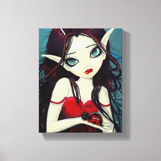 Ladybug Fairy Canvas (Frente)
