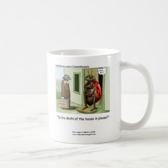 Ladybug Issues Cartoon Em Caneca de Café de Qualid (Direita)