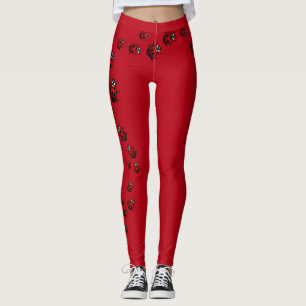 Ladybug Leggings Ladybird Leggings Insetos
