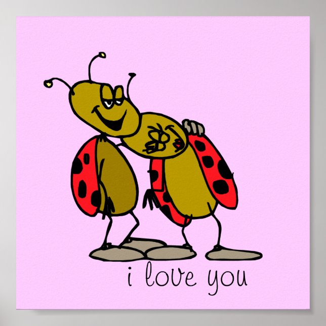 Ladybug Love Poster (Frente)