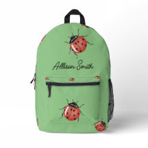 Ladybug no verde-claro personalizado