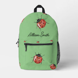 Ladybug no verde-claro personalizado